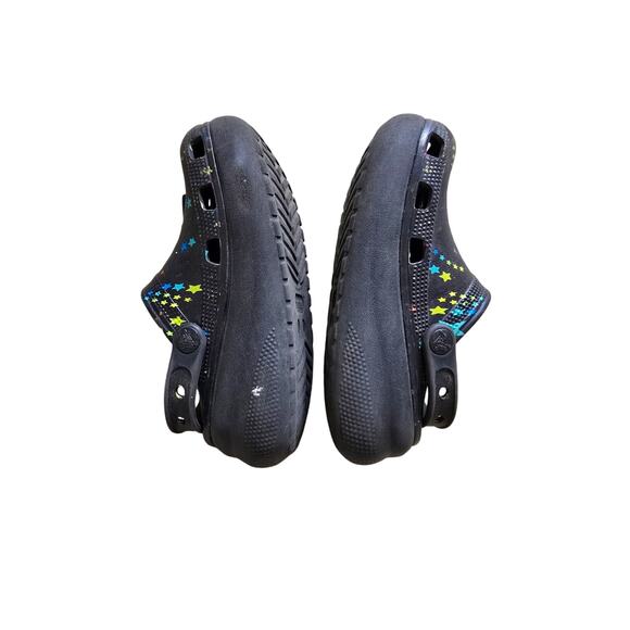 Crocs Unisex-Child Cutie Crush Disco Dance Party Clogs Black Stars 13 Little Kid - Picture 4 of 6